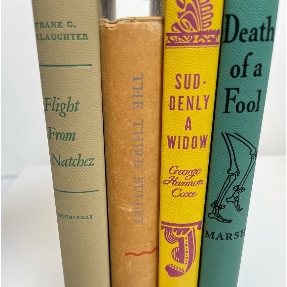 4 Vintage hardback books